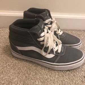 Woman’s Grey Hightop Vans